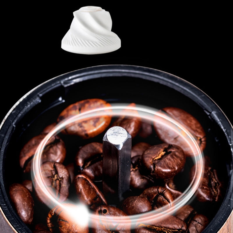 Handgemachte Kaffeemühle mit verstellbarem Keramikmahlwerk