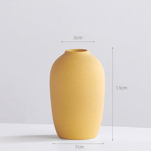 Jarrón Nórdico de Cerámica Creativo para la Decoración del Hogar