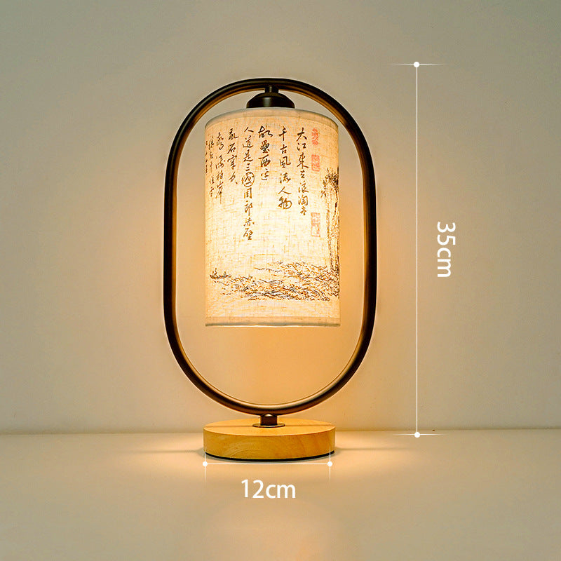 Modern Scandinavian bedside lamp for bedroom and home decor