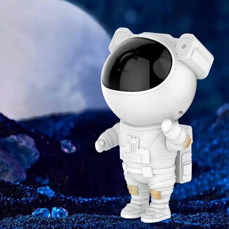 Astronaut Galaxy Projector Night Light — Starry Sky for Bedroom & Kids' Rooms