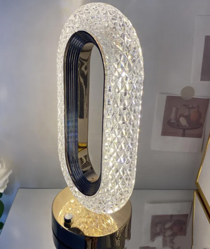 Crystal Touch Desk Lamp — Elegant Mood Lighting for Home & Office
