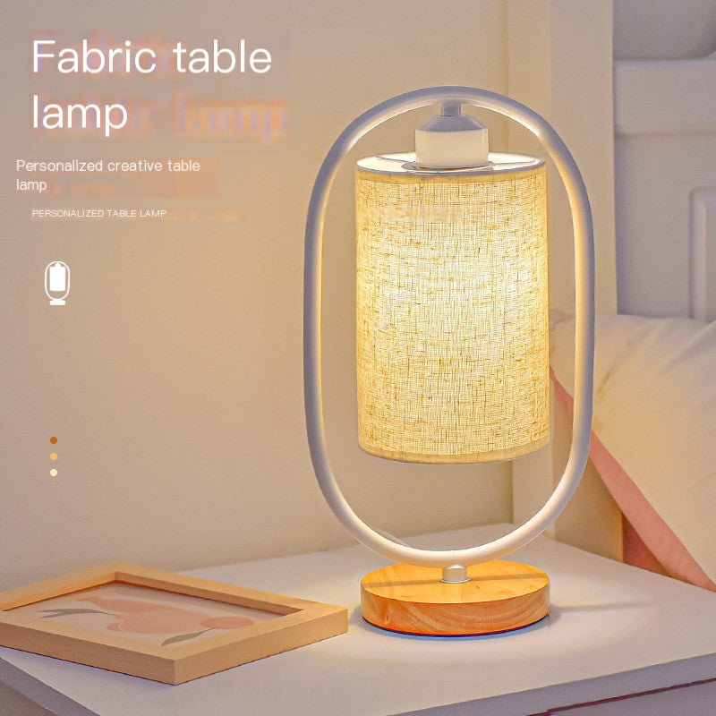 Contemporary Nordic table lamp with warm white illumination