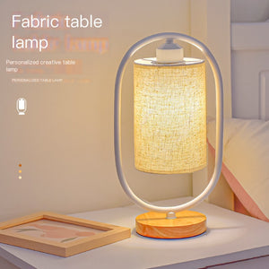 Contemporary Nordic table lamp with warm white illumination