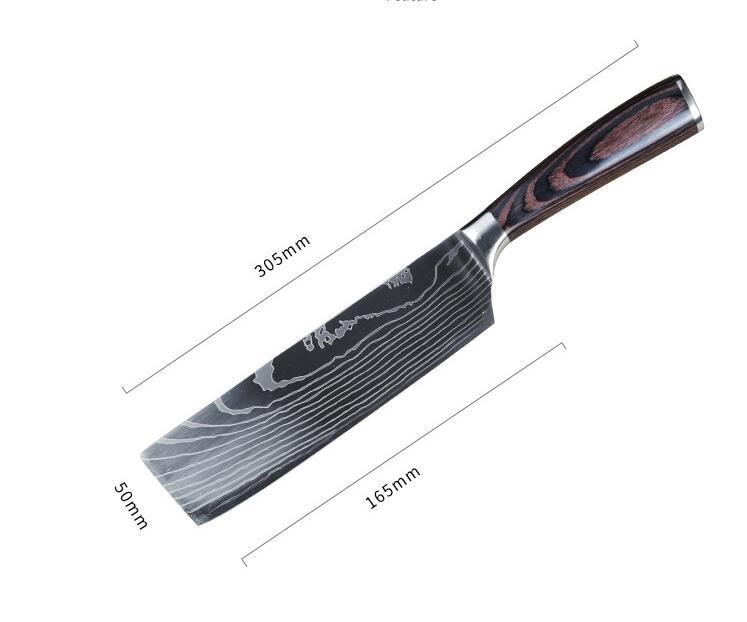 Pro Chef Knife Set — 6 or 8 Piece Kitchen Collection
