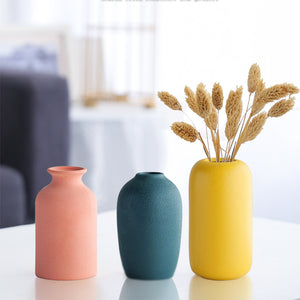 Jarrón Nórdico de Cerámica Creativo para la Decoración del Hogar