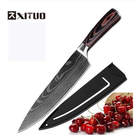 Pro Chef Knife Set — 6 or 8 Piece Kitchen Collection