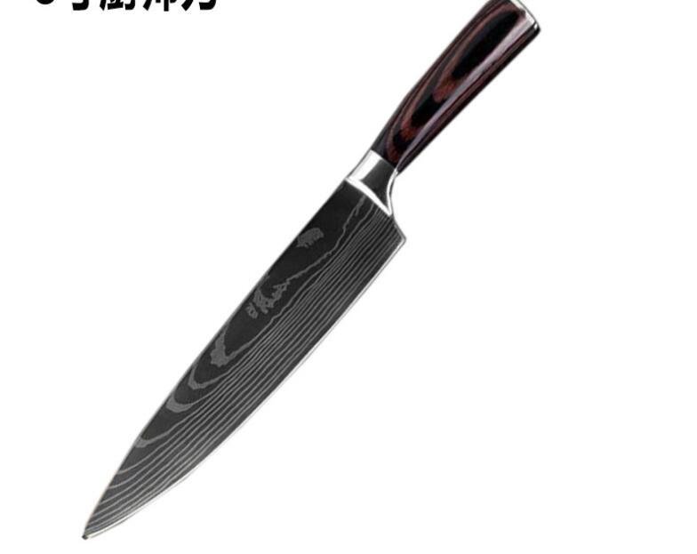 Pro Chef Knife Set — 6 or 8 Piece Kitchen Collection