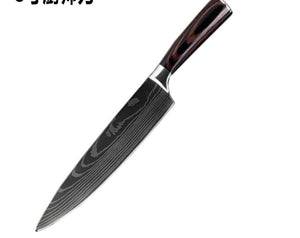 Pro Chef Knife Set — 6 or 8 Piece Kitchen Collection