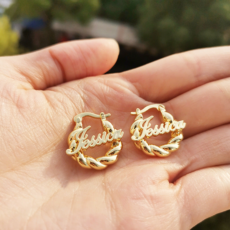 Collar con nombre personalizado DIY con piedra de nacimiento en forma de corazón