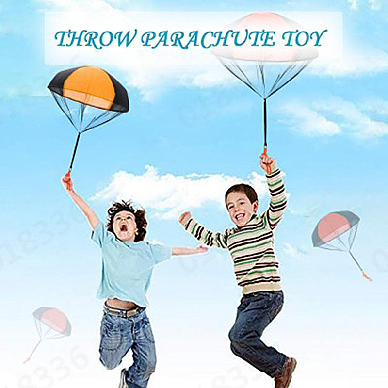 Children's Hand-Powered Parachute Toy for Outdoor Fun