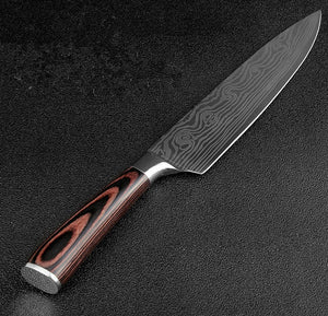Pro Chef Knife Set — 6 or 8 Piece Kitchen Collection