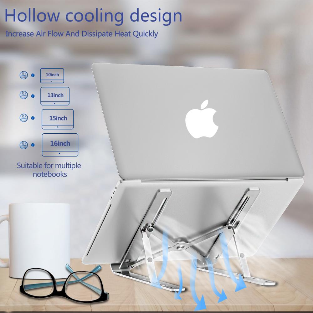 FlexDesk Tragbarer Laptopständer – Verstellbar & Faltbar