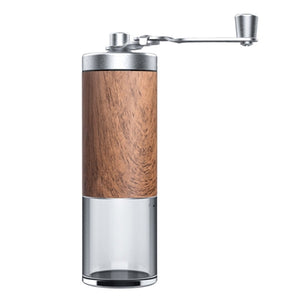 Handgemachte Kaffeemühle mit verstellbarem Keramikmahlwerk