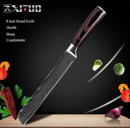 Pro Chef Knife Set — 6 or 8 Piece Kitchen Collection