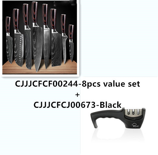 Pro Chef Knife Set — 6 or 8 Piece Kitchen Collection