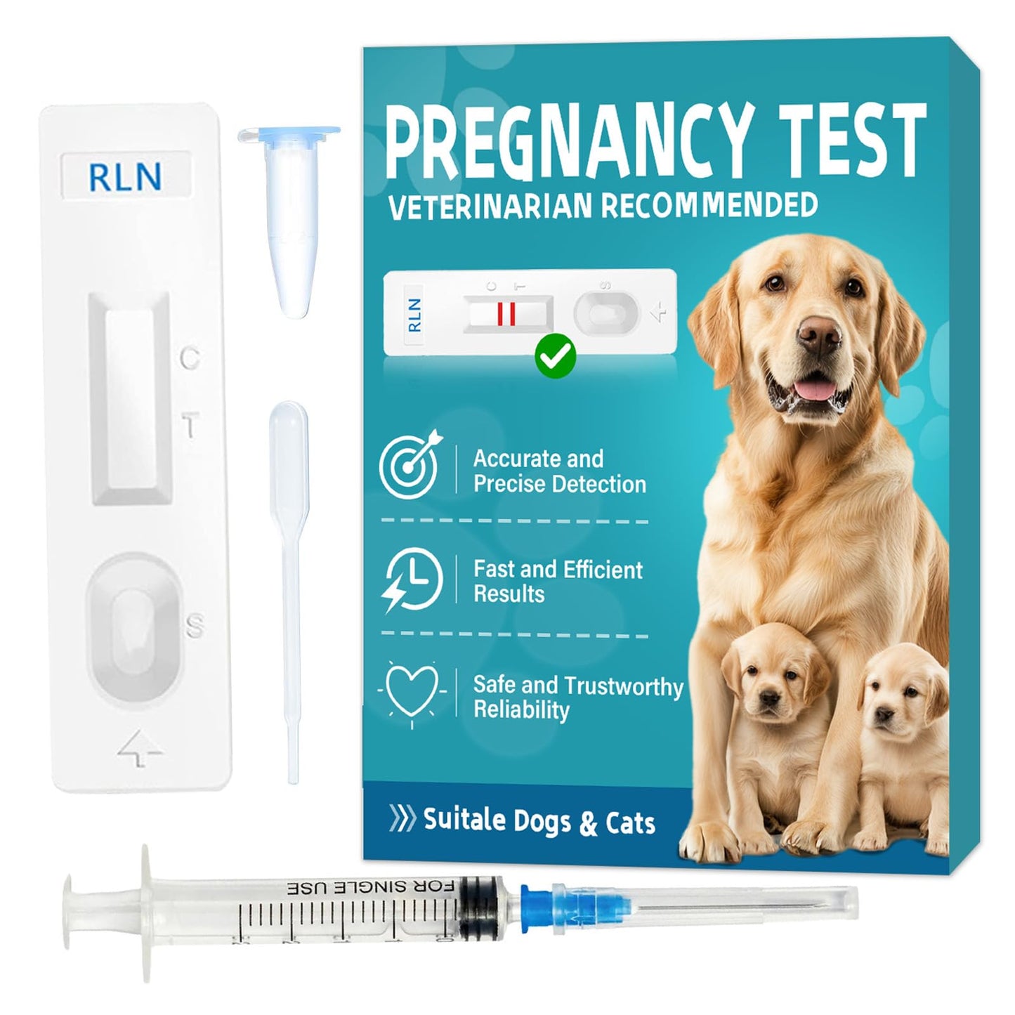 Weeping Willow Oil Co - Dog Pregnancy Test Kit at Home Pregnancy Test Strips for Dog Accurate and Fast Detection Simple Operation for Early Pregnancy