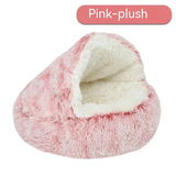 Nido de cama semicerrado para gatos