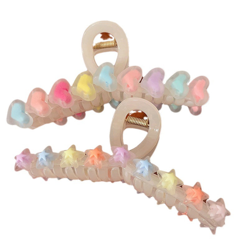 Chic Star Love Hair Clip - Elegant Style Enhancer