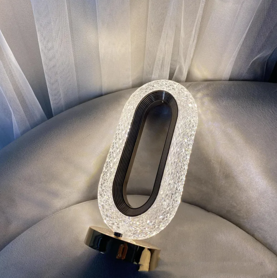 Crystal Touch Desk Lamp — Elegant Mood Lighting for Home & Office