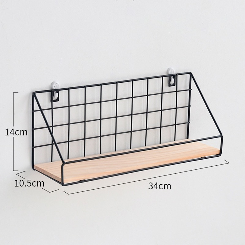 Iron Wall Shelf Organizer for Kitchen and Bathroom Tools