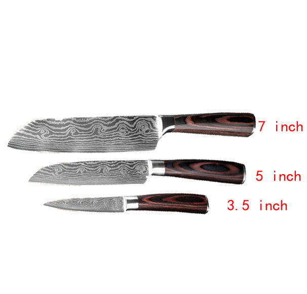 Pro Chef Knife Set — 6 or 8 Piece Kitchen Collection