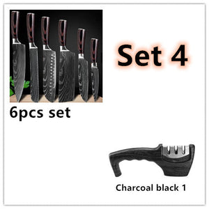 Pro Chef Knife Set — 6 or 8 Piece Kitchen Collection