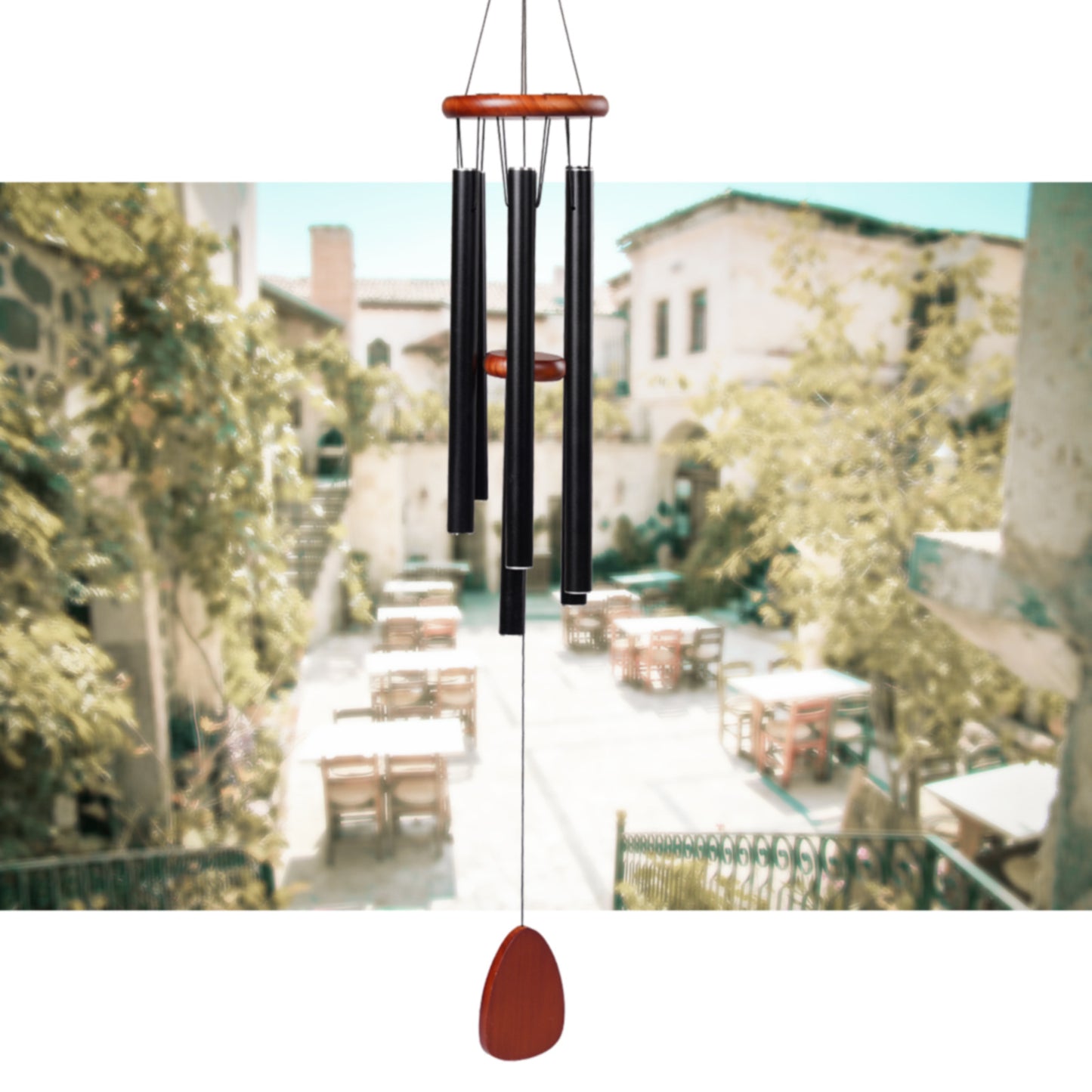 6-tube hanging wind chime
