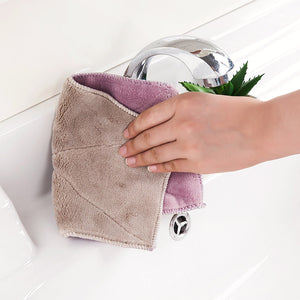 Thick Double-Sided Absorbent Dishcloth for Kitchen