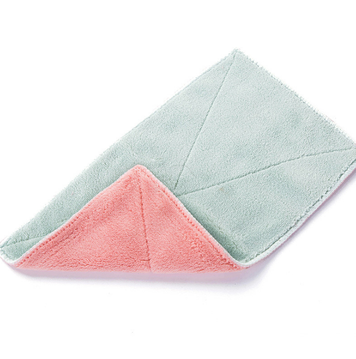 Thick Double-Sided Absorbent Dishcloth for Kitchen
