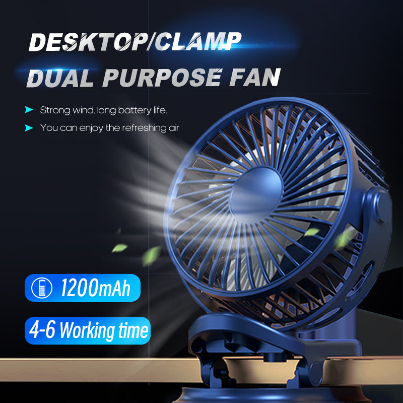Compact USB Charged Fan with 3 Speeds