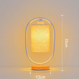 Scandinavian-inspired bedroom table lamp